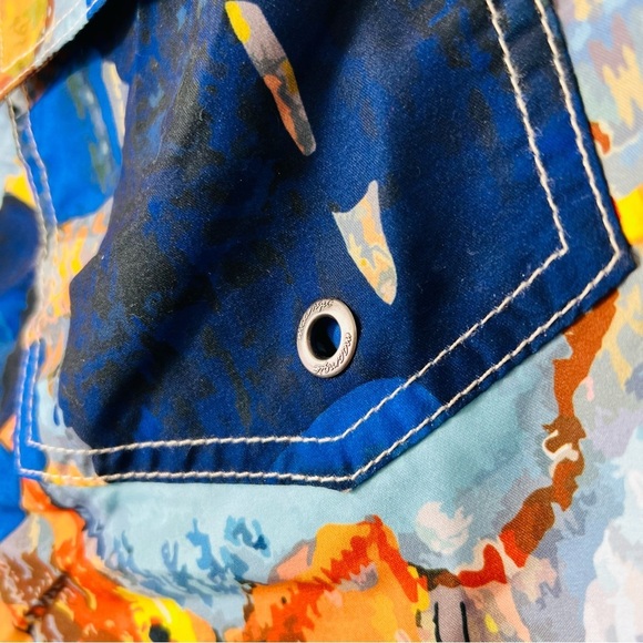 Maamgic NWT Vintage Style Swim Trunks Small - Picture 5 of 7